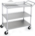 WDT 990Lbs Capacity Heavy Duty Rolling Utility Cart, NSF Rolling Carts by WDT