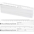 50 Pcs Wound Ruler 6 Inch Wound Measuring Tape Paper Guide Ruler Double Sided by Janlaugh
