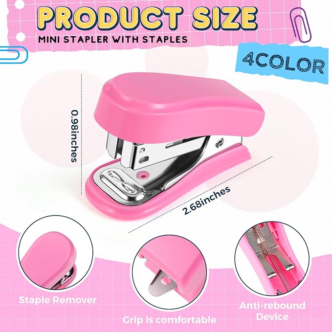 Ctosree 24 Pcs Mini Stapler Bulk - Image 3