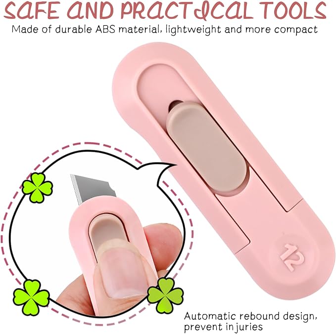 4 PSC Box Cutter, Retractable Box Opener, Package Opener, Easy Slide - Image 3