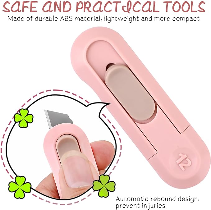 9 PSC Box Cutter, Retractable Box Opener, Package Opener, Easy Slide - Image 3