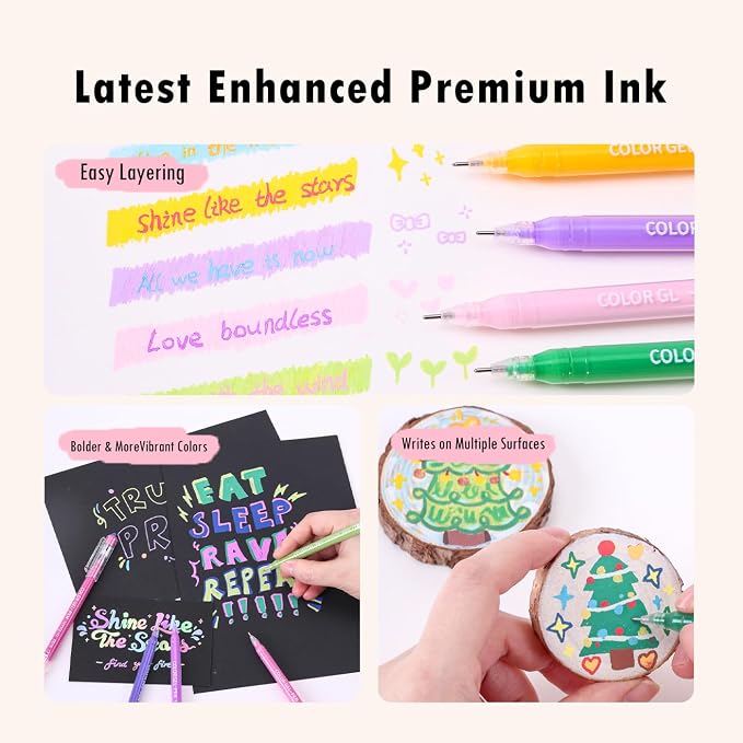 Acrylic Gel Pens for Coloring, Journaling, Note Taking - Image 7