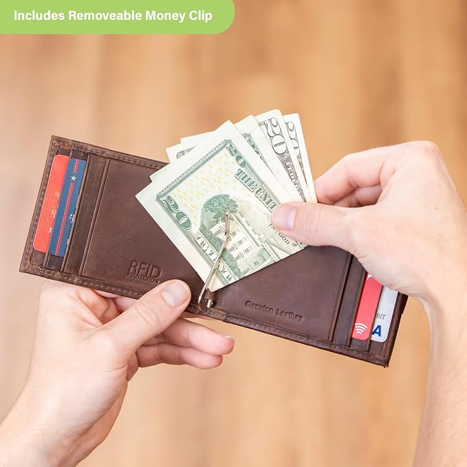 Team Sports America NCAA Michigan State University Front Pocket Slim Wallet - Image 5