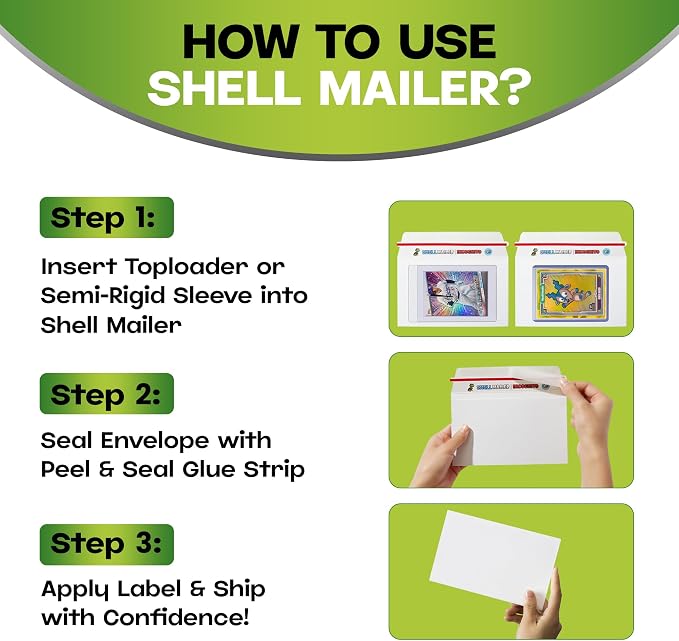 500 Pack Shell Mailer Incognito Trading Card Envelopes by Hobby Armor, Perfect - Image 6