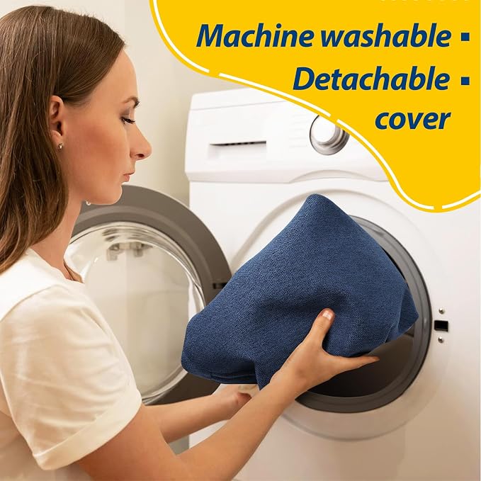 AAAAAcessories D-Shaped Chair Cushions, Machine-Washable Cover - Image 3
