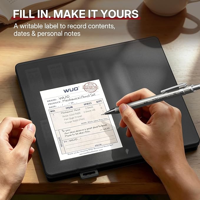 WUO 0.9mm Mechanical Pencil Set - Image 9