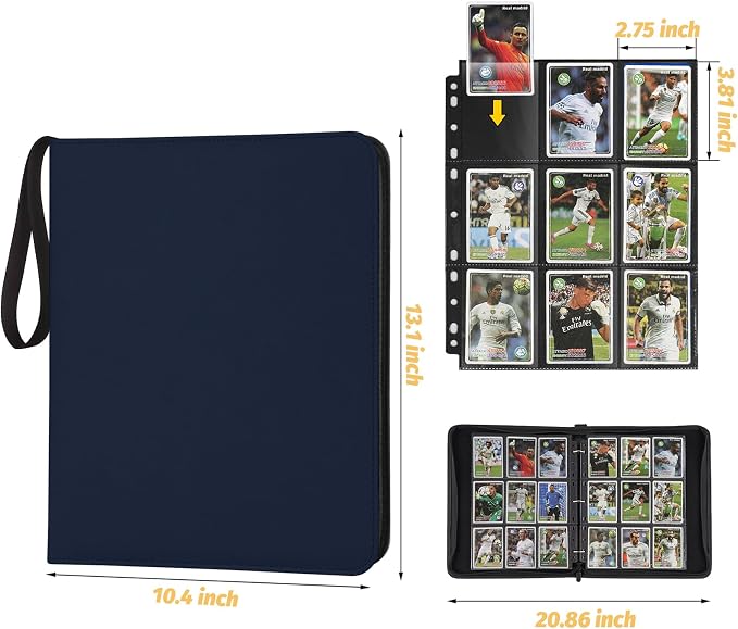 Trading Card Binder, Card Collection Binder Album Folder - Image 2