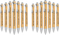 Cityhermit 14-Piece Funny Bamboo Pen Set by Focusoncreativegiftdesign