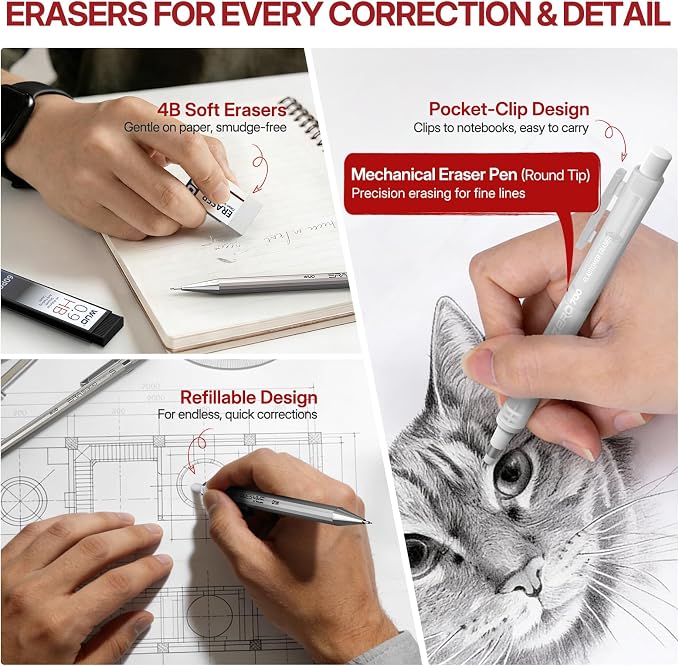 WUO 0.9mm Mechanical Pencil Set - Image 2