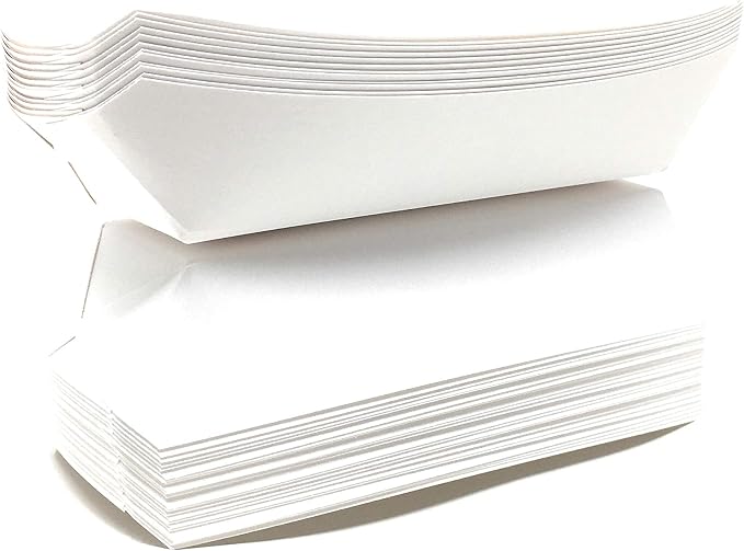 Mr Miracle 7 Inch Paper Hot Dog Tray in White. Pack of 100. Disposable - Image 6
