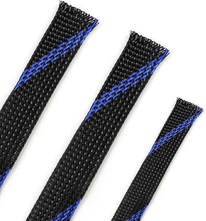 25ft PET Expandable Braided Cable Sleeve 1/6inch Pet Braided Cable Sleeve by PursuingaBetterLife