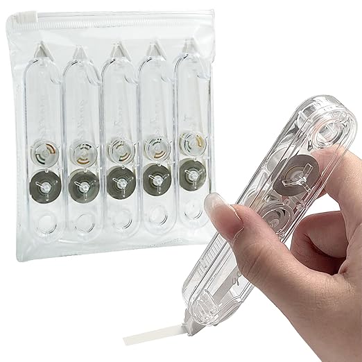 5 Pack Correction Tape, Correction Types Pen Correction Tape Pens Transparent by Unknown