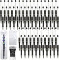 300 Pieces DIY Beadable Pen Kit – 100 Plastic Ballpoint Pens by DASTTUIS