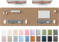 YSAGi Leather Desk Protector, Office Mat, Large Mouse Mat, Non-Slip PU Leather by YSAGi