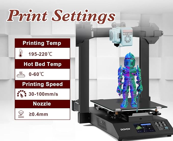 LOVOON Silk PLA Filament 1.75mm, 2KG Bundle 3D Printer Filament, 3D Printing - Image 6
