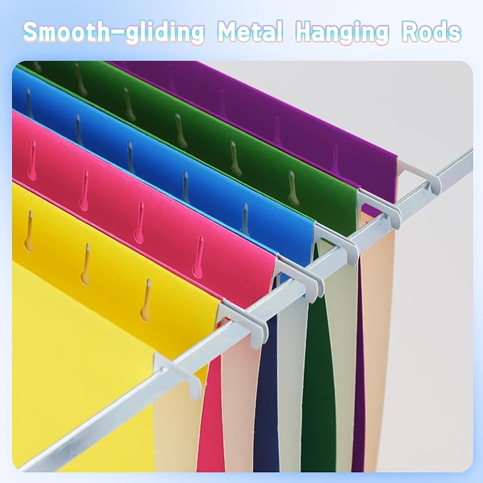 25 Packs Hanging File Folders, Designed - Image 4