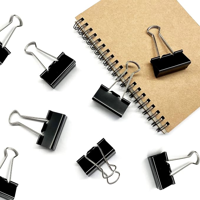 DSTELIN Large Binder Clips 1.6-Inch Width, Big Paper Clamps Clips - Image 6