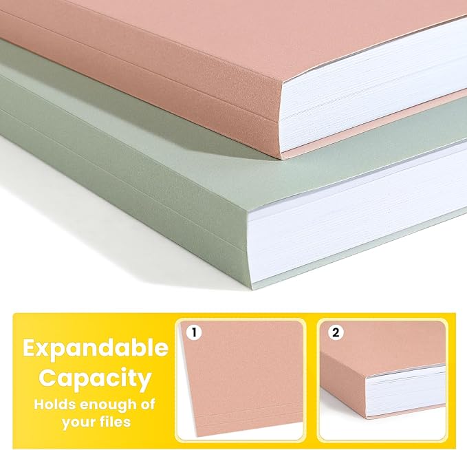 SUNEE File Folders, 30 Pack Manilla Folders 8.5 x 11, Colored File Folders Home - Image 5