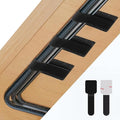 Abnii 50 PCS Hook and Loop Cable Ties, Under Desk Cable Management, Self by Abnii