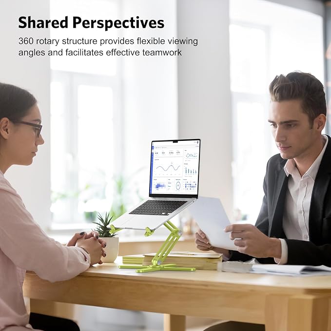 OMOTON 360° Rotating Laptop Stand Riser - Image 9