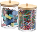 BTSKY 2 Pack Clear Paper Clip Holder by BTSKY
