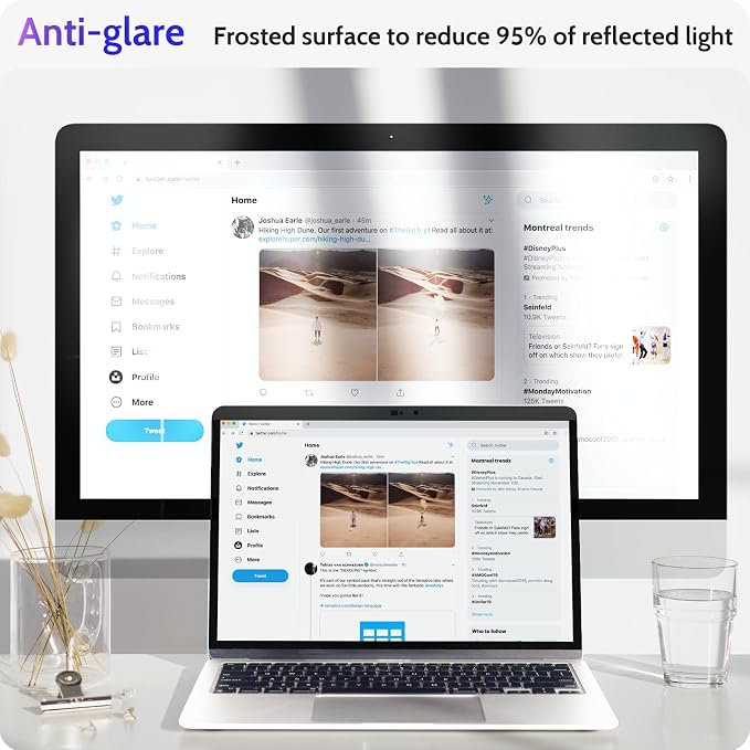 Peslv Magnetic Privacy Screen for MacBook Pro 15 Inch, Removable Anti Blue - Image 6