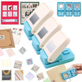 BAOFALI 3Pcs Stamp Puncher, 1X0.8inch &1inch Stamp Punch1 Inch Square Punch by BAOFALI