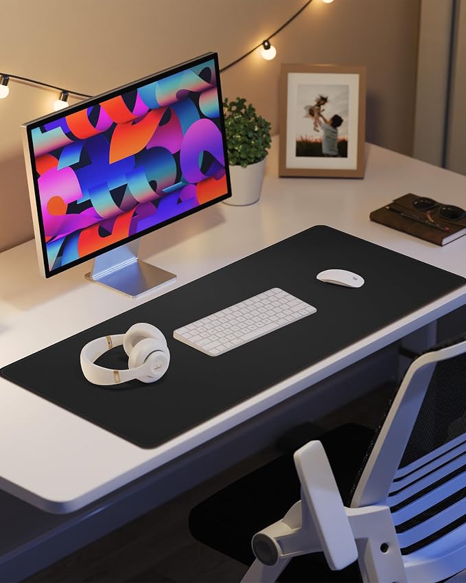 Leather Desk Pad Protector, Desk Mat, Large Mouse Pad, Non-Slip Desk Pad - Image 7