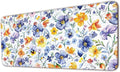 Keyboard Mat, Large Mouse Pad, Watercolor Flower by Flodirise