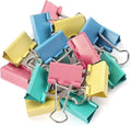 ZZTX 12 Pack Large Binder Clips 2.0 Inches Assorted Colors | Paper Clamps Clips by ZZTX