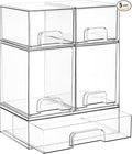 Vtopmart Stackable Storage Drawers Set of 5, Beauty Supplies Storage, Pantry by Vtopmart