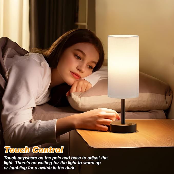 Dicoool White Touch Table Lamp - Image 2