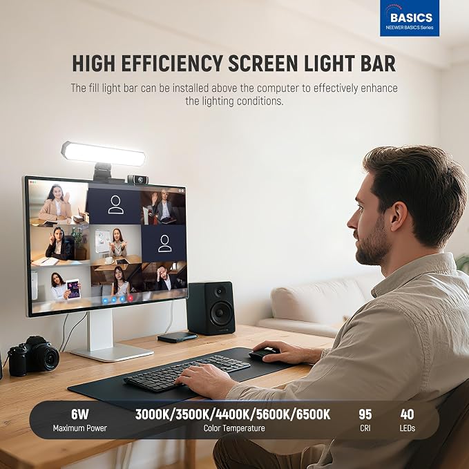 NEEWER Basics 6W Monitor Light Bar - Image 3