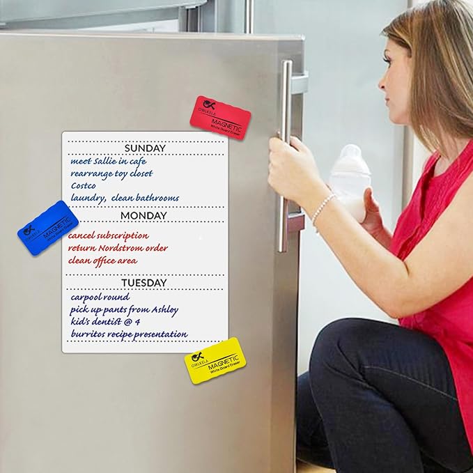 OWLKELA 24 Pack Dry Erase Erasers, Magnetic Whiteboard Eraser - Image 5