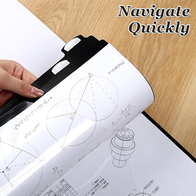 Epakh 48 Pcs Binder Dividers for 3 Rings Binders Index Dividers - Image 6