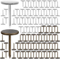 120pcs Flat Head Thumb Tacks for Wall, Heavy Duty Upholstery Push Pins by Unknown