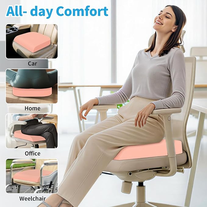 TranquilRelax XLarge Seat Cushion, Memory Foam Cushion - Image 4