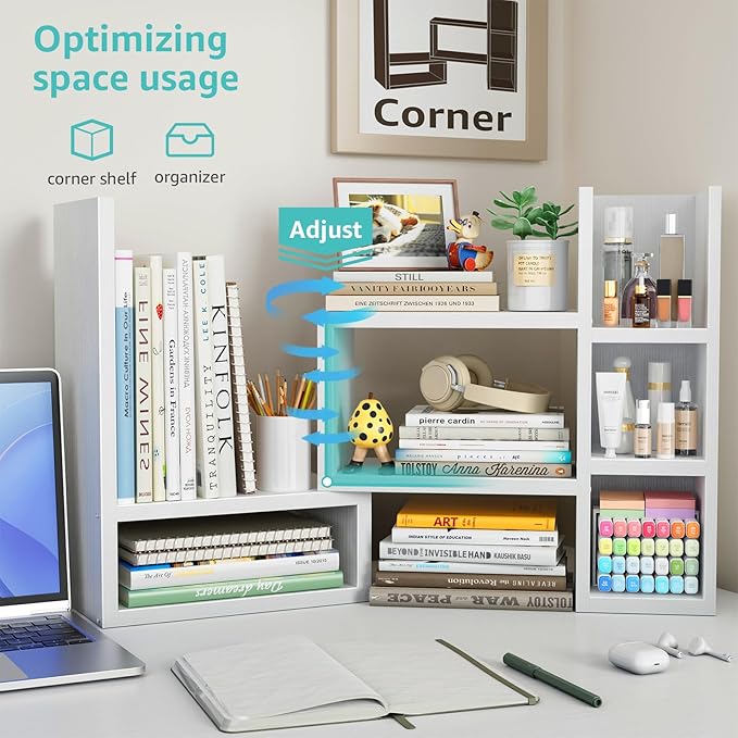 NUTIKAS Desk Shelves Desktop Organizer Shlef - Image 5