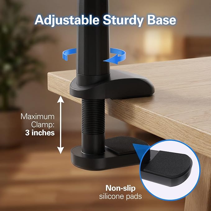 MAGIPEA Gooseneck Phone Holder for Bed, Flexible Overhead Cell Phone Mount for - Image 4