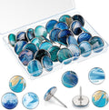 BESARME 30 Pcs Ocean Push Pins for Bulletin Board, Thumb Tacks for Wall Desk by BESARME