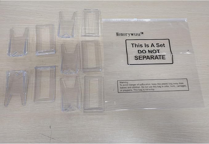 36 Pack Acrylic Book Stand for Display Adjustable Clear Display Holder Easel - Image 5