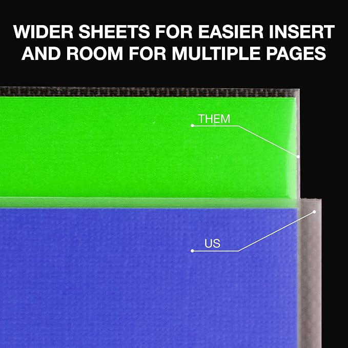 Samsill Ultra Clear Sheet Protectors, 150 Pack, 8.5x11 Inch Page Protectors - Image 7