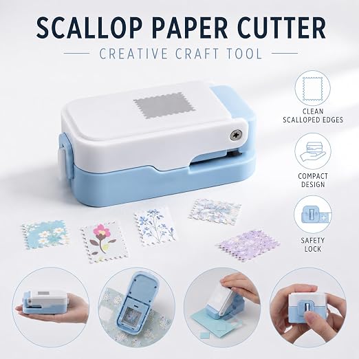 CYFUN DESIGN Stamp Punch, Stamps Cutter, Postage Stamps Edge Paper Punch - Image 7