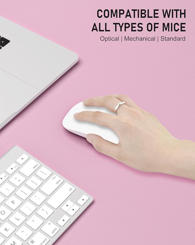 Desk Pad, 35.5" x 17" PU Leather Non-Slip Desk Mat Large Mouse Pad - Image 4