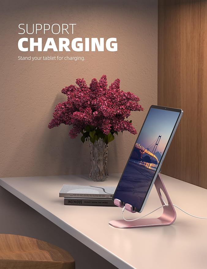 Lamicall Tablet Stand Adjustable, Tablet Stand : Desktop Stand Holder Gifts - Image 4