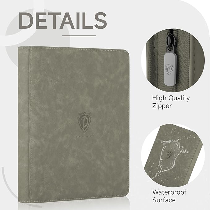 Card Binder with 1024 Cards, 16 Pocket Trading Card Binder Includes 32 Page - Image 2