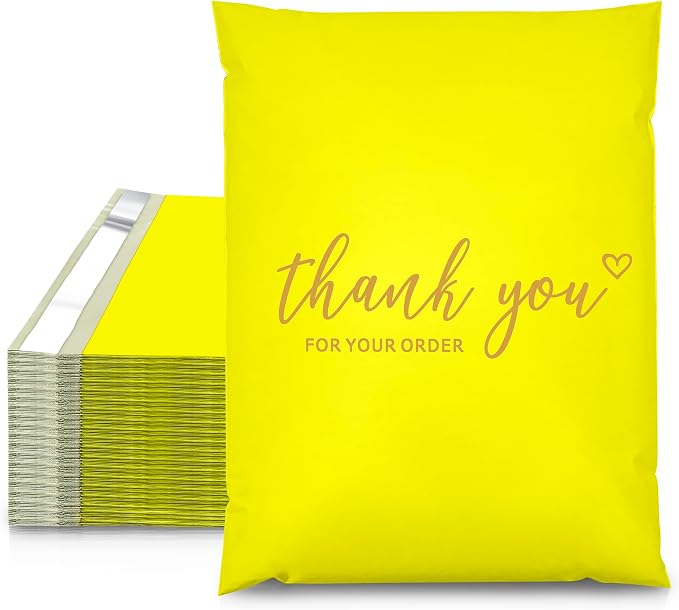 JinRuiKJ Thank You Poly Mailer 14.5x19 Inch 50 PCS, Shipping Bags by JinRuiKJ