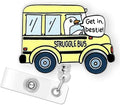 Funny Struggle Bus Badge Reel Retractable, Silly Goose Badge Reel by Bydevia