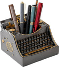 Retro Typewriter Pen Holder Desk Organizers by Amoysanli