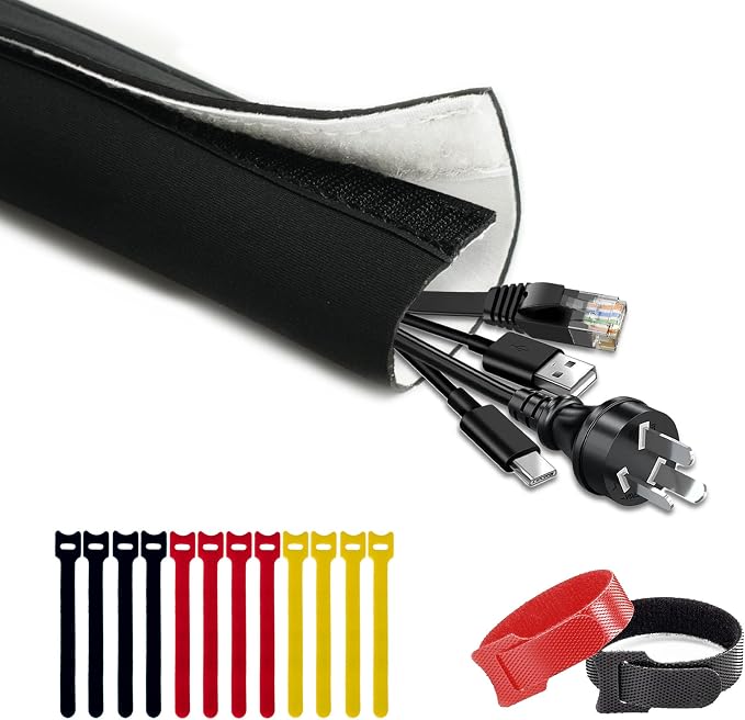Cable Management Sleeve 3.3ft by CableGeeker